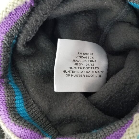 HUNTER Size M 5-7 Fleece Boot Sock Liners in Gray - Picture 5 of 6